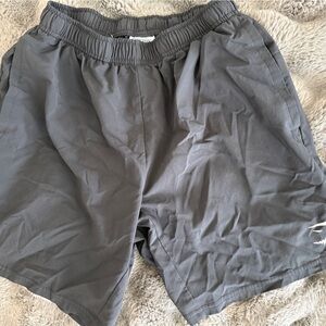 Mens black Gymshark Elastic Waist Shorts